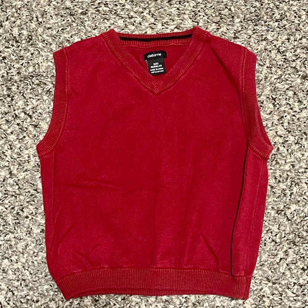 Claiborne v neck sweater vest